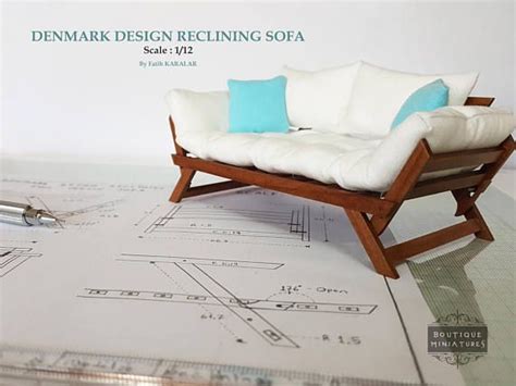 Shop for convertible sleeper sofa bed online at target. Miniature Reclining Sofa Denmark Design Scandinavian ...