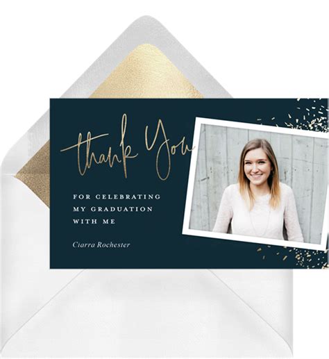 Shop for your perfect graduation thank you cards at invitationconsultants.com. 10 Graduation Thank You Cards to Send to Your Personal Cheer Squad