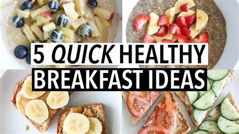 5 Quick Healthy Weekday Breakfasts Easy Ideas Recipes Recipe Lands