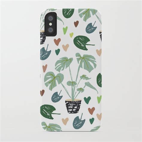 Monstera Deliciosa Iphone And Samsung Phone Cases On Society6 By Carmen