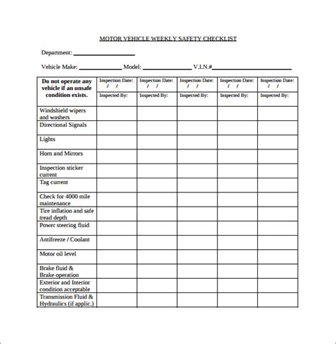 Eyewash Station Inspection Template Makelasopa