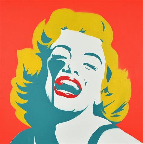 Pure Evil Pure Evil Screaming Marilyn Monroe Canvas Street Art