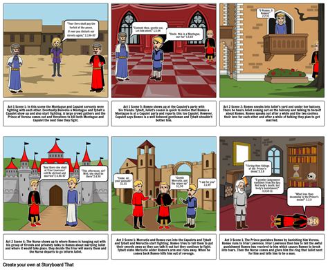 romeo and juliet 1 3 storyboard by 8b727385