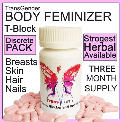 3 x transgender transform testo blocker breast growth m2f body feminizer ldb for sale online ebay