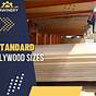 Plywood Sizes And Thickness