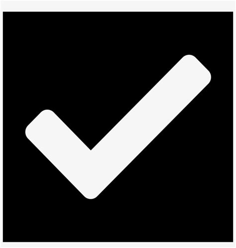 White Check Mark Icon Png