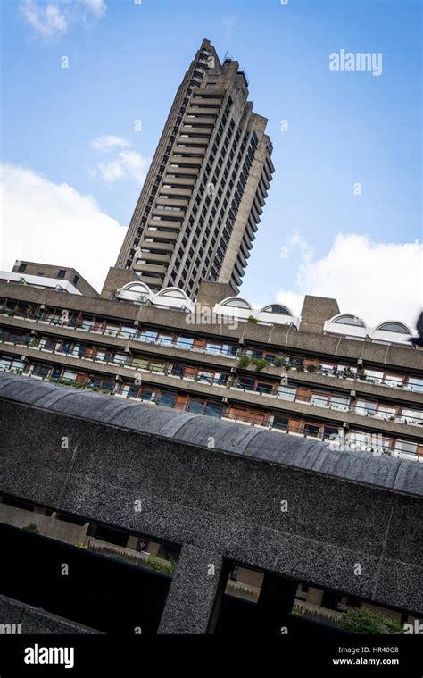 The Barbican Estate Residential Complex City Of London England Uk