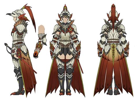 Female Aknosom Armor Art From Monster Hunter Rise Monster Hunter