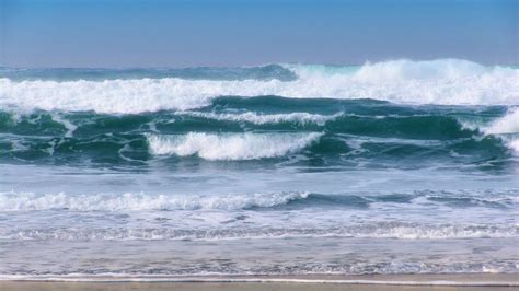 Breaking Waves 1 Hour Of Beautiful Pacific Ocean Waves