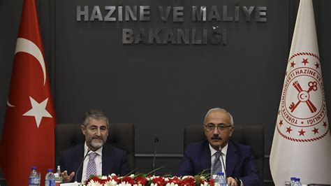 Hazine ve Maliye Bakanlığı nda devir teslim Yeni Bakan Nureddin Nebati