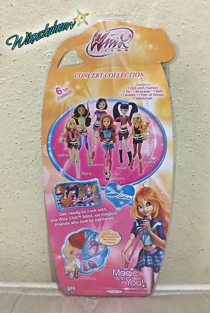 Winx Club Back Of The Box Of Concert Bloom From Jakks Pacific A