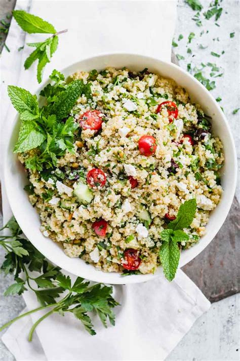 Mediterranean Quinoa Salad Healthy Seasonal Recipes