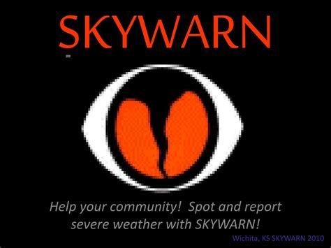 Ppt Skywarn Powerpoint Presentation Free Download Id2630225