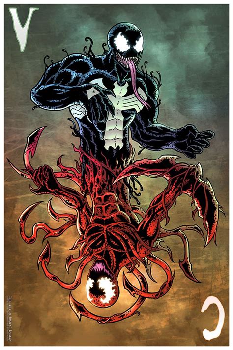 Symbiosis 12x18 Poster Carnage Marvel Venom Comics Marvel Comics Art