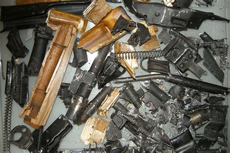 Firearms Shredding Gun Crusher Equipment