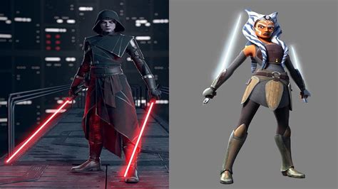 Versus Series Asajj Ventress Vs Ahsoka Tano Youtube