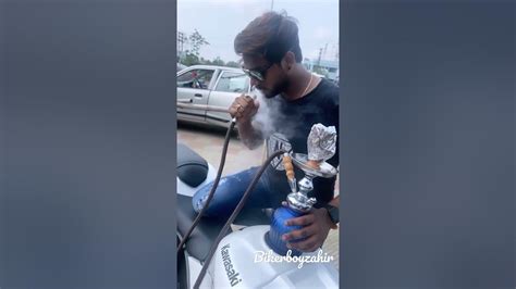 Biker Boy Zahir Is Smoking Shortparholi Youtube