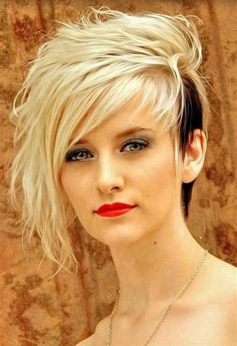 Keeping your roots darker and brightening the tips will give a more rock 'n' roll take on this. 16 Cool and Edgy Black Blonde Hairstyles - Pretty Designs