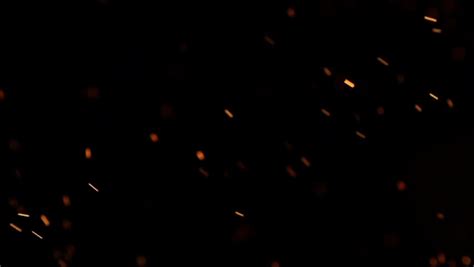 Blurry Fire Sparks Particles Stock Footage Video 100 Royalty Free