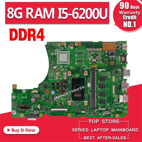 Ddr4 X556uam Laptop Motherboard For Asus X556u X556uv X556uq X556uqk