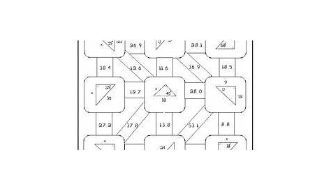 special right triangles worksheets maze