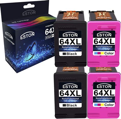 Eston 64xl Remanufactured Replacements For Hp 64xl 64 Xl