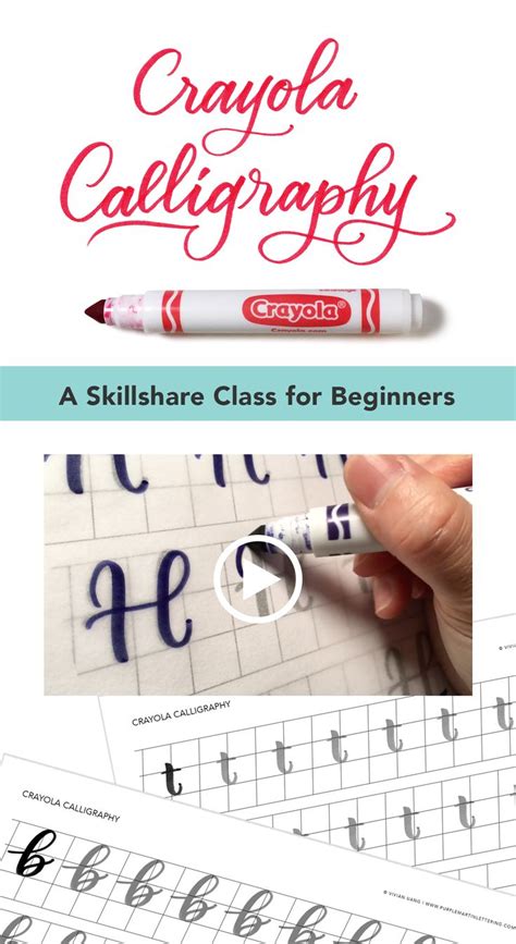 Start Lettering With Crayola Markers The Fun And Playful Way Of