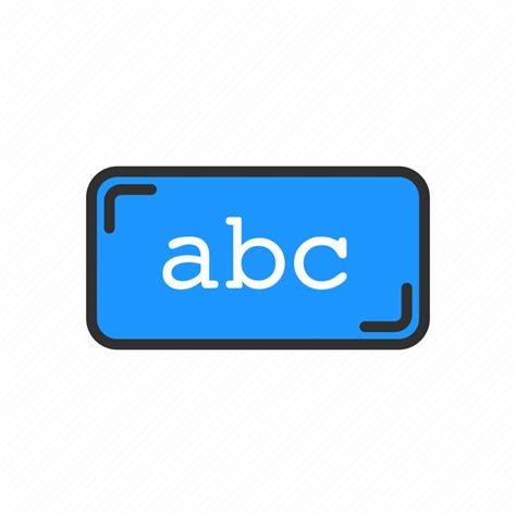 Abc Alphabet Letters Text Icon Download On Iconfinder