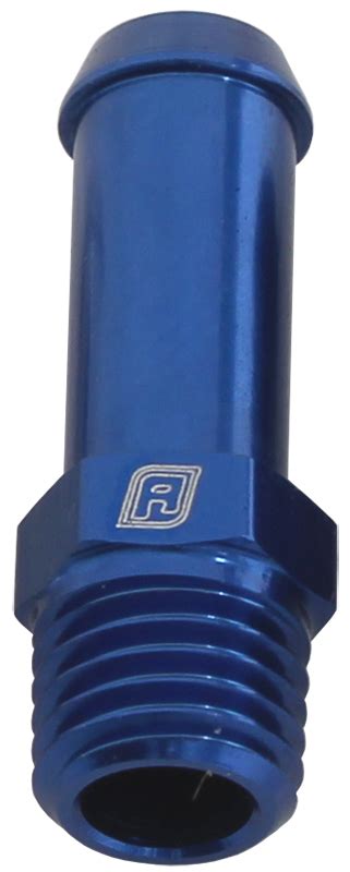 Aeroflow Af841 04 01 Male Npt To Barb Straight Adapter 116 To 14
