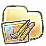 Icon Folder G12 Icons Artist Crayon Earth