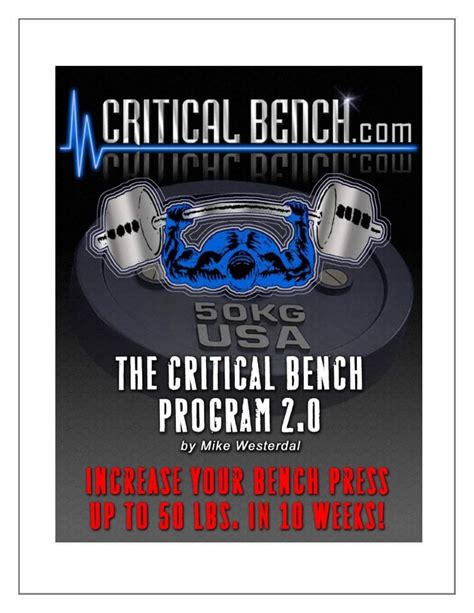 Maybe you would like to learn more about one of these? Critical Bench Program Review - Does It Really Work?