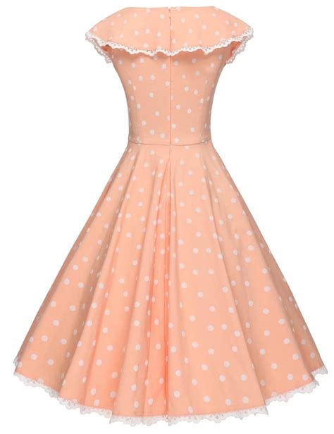 Gowntown Vintage Polka Dot Retro Cocktail Prom Dresses S S