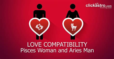 Pisces Woman And Aries Man Love Compatibility From Clickastro Com