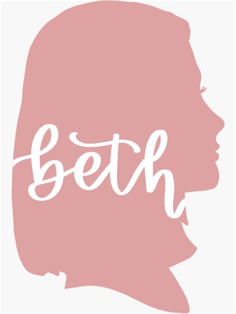 Beth March Little Women Silhouette Sticker For Sale By Annielinnart