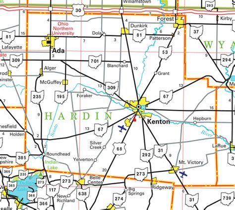 Pages County Map