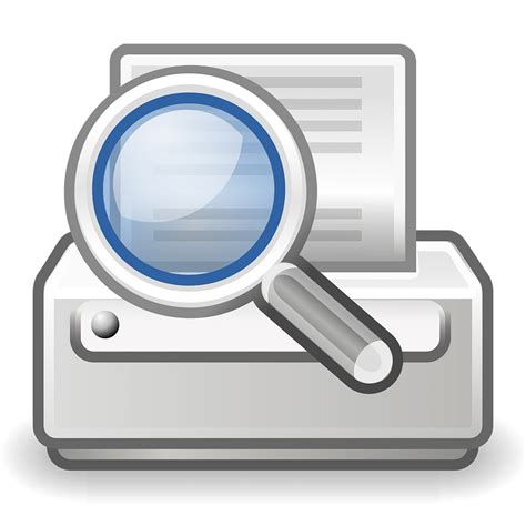 Tango Document Print Preview Icon Free Download Transparent Png