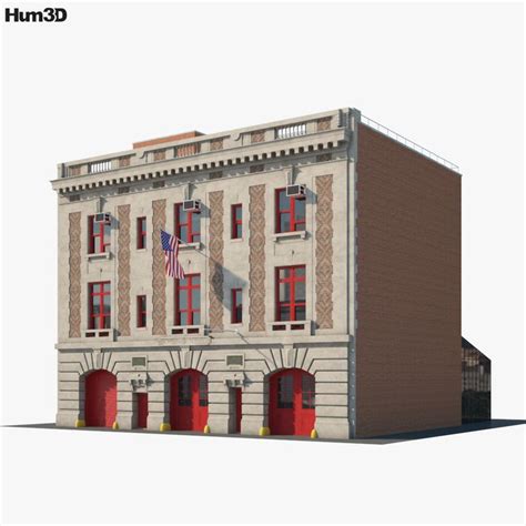3d Model Of New York City Fire Station Museum Fire Station 3d Model