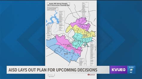 Austin Isd Finalizes New Map To Be Used As Part Of School Changes