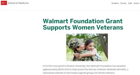 Walmart Foundation Grant Supports Women Veterans Woven I Women