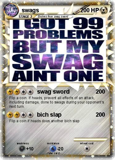 Pokémon Swags Swag Sword My Pokemon Card