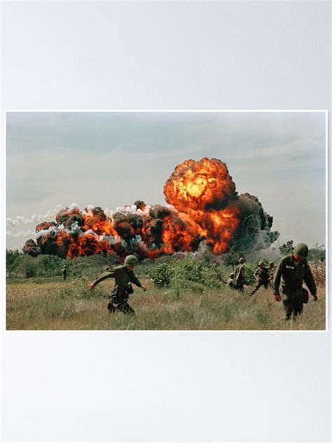 Vietnam War Napalm Bombing Run Poster For Sale By Thedreadfulzero