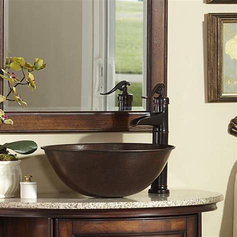 Choose an elegant vanity with a top or mix and match our vanities without tops with our selection of vanity tops and parts.if you're looking for something more unique you can get custom vanity tops with riverstone quartz™, customcraft® laminates, and corinthian™ solid surface tops. SINKOLOGY Round Handmade Pure Copper Above Counter Vessel ...