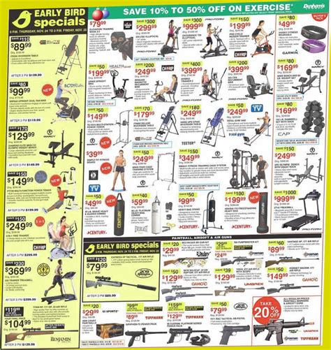 Dunhams Sports Black Friday 2016 Sale Ad Scans Deals