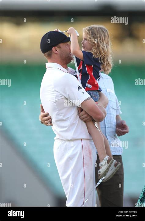 Andrew Flintoff Daughter Holly England And Lancashire Ccc The Brit Oval London England 23 August