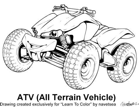 Four Wheeler Coloring Pages at GetColorings.com | Free printable colorings pages to print and color