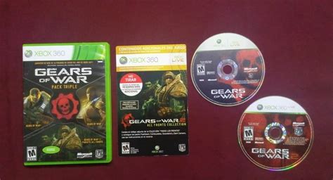 Gears Of War Pack Triple Xbox 360 99000 En Mercado Libre