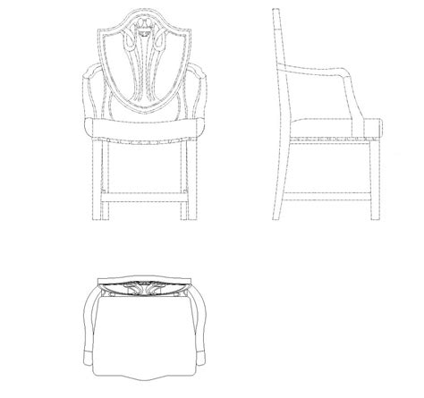 Stylish Armchairs Cad Block Dwg File Cadbull