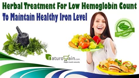 Ppt Herbal Treatment For Low Hemoglobin Count To Maintain Healthy