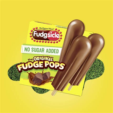 Buy Popsicle Fudgsicle Original Fudge Pops For A Frozen Chocolate Dessert No Sugar Added Frozen
