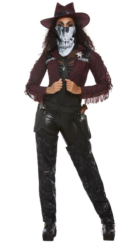 Ghostly Western Cowgirl Costume Cowgirl Costume